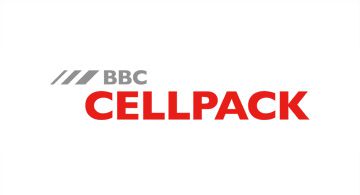 Cellpack Logo mit rotem Schriftzug